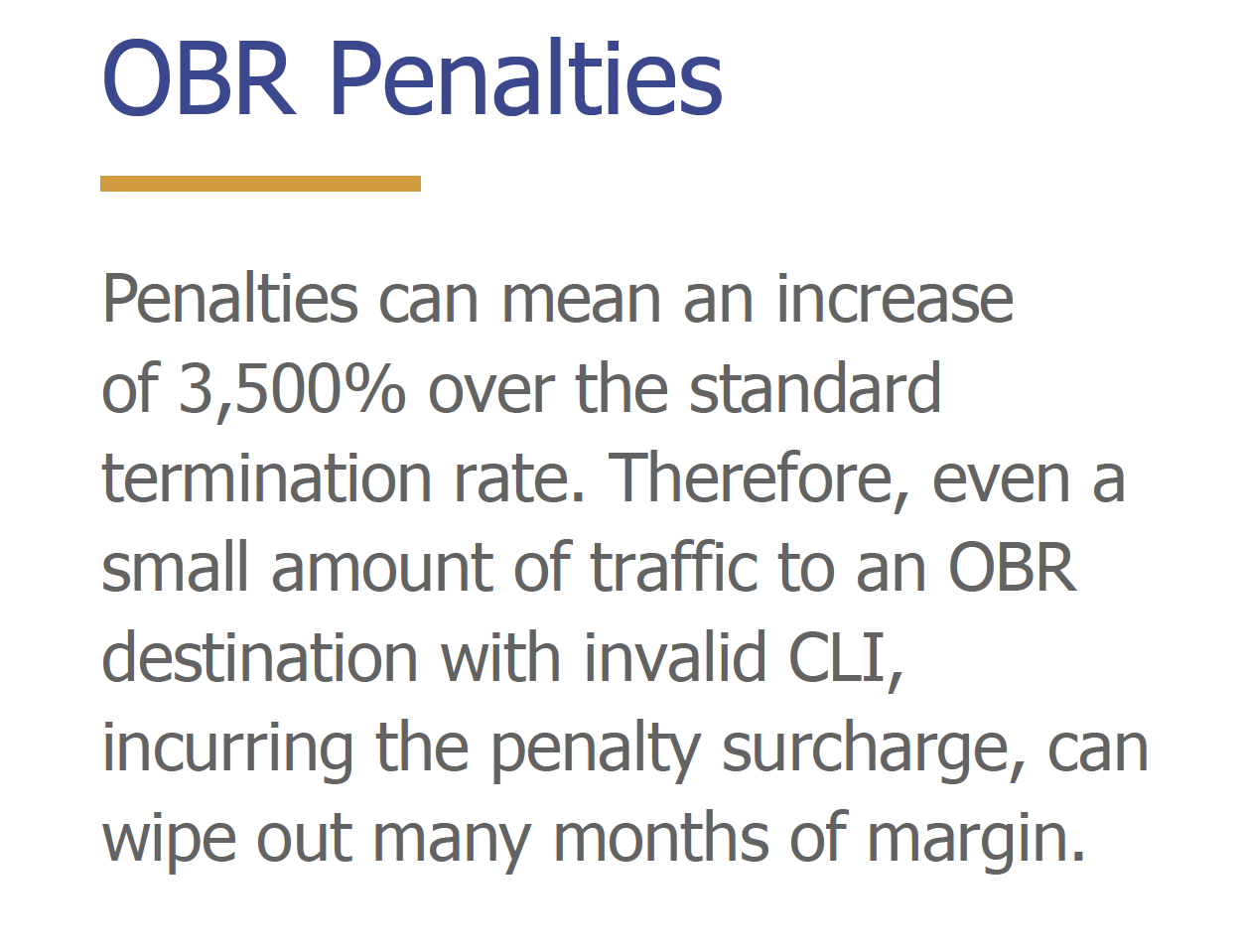 OBR Penalties